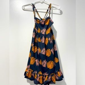 Sweet Sweet Honey Hawaii Monstera Palm Toddler Dress